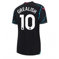 Camiseta Manchester City Jack Grealish #10 Tercera Equipación para mujer 2023-24 manga corta